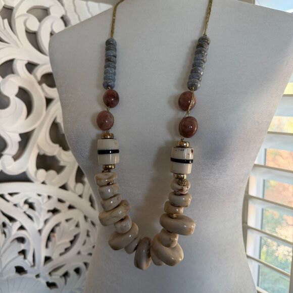 Anthropologie Chunky Boho Necklace - Picture 1 of 4